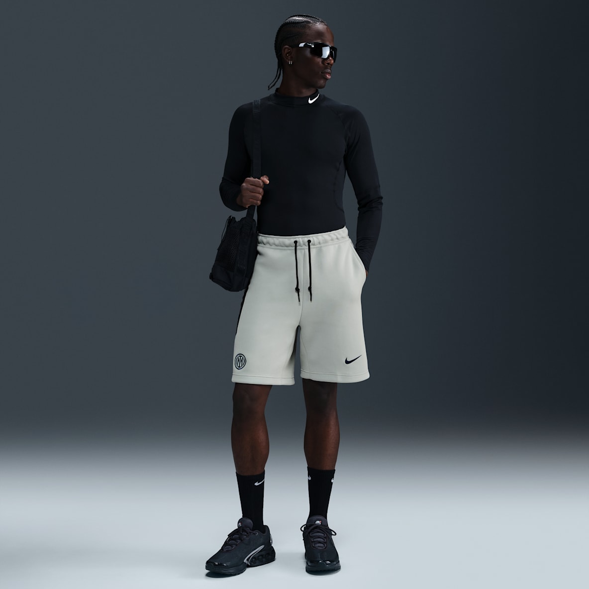 Loose Grey Tech Fleece Shorts. Nike ZA
